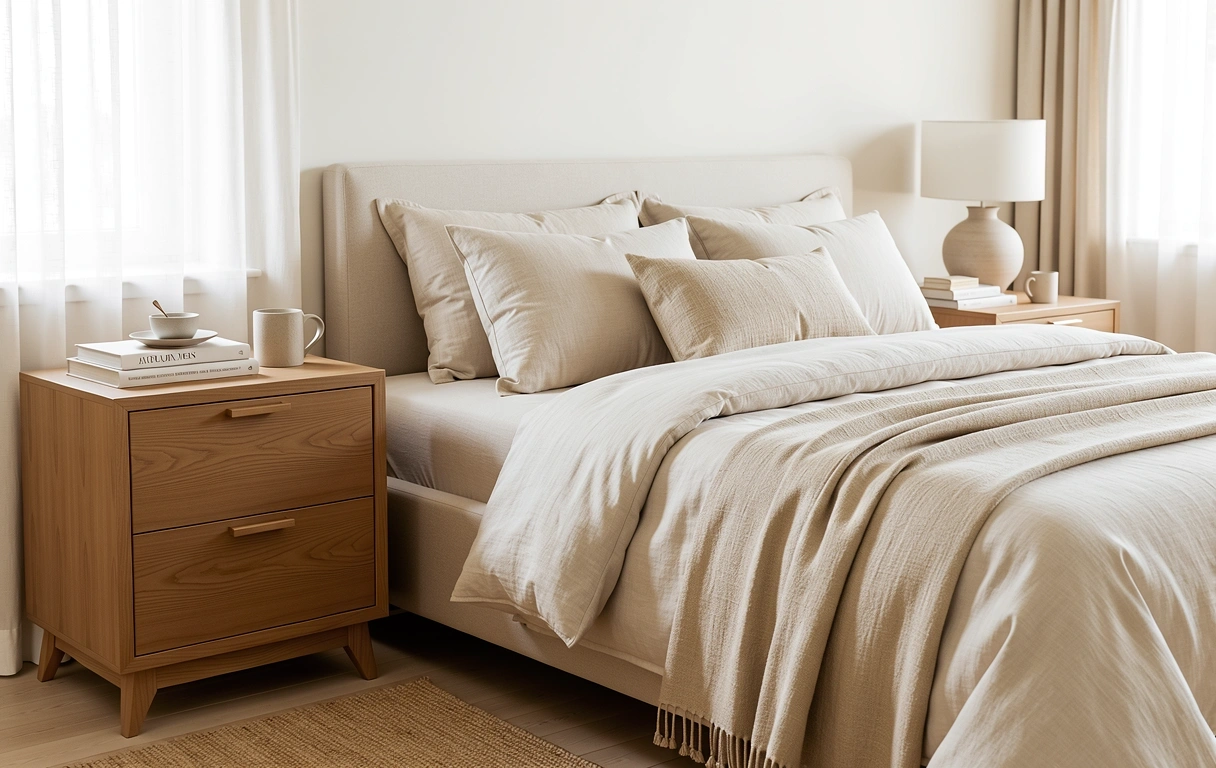 Ambiente de descanso equilibrado